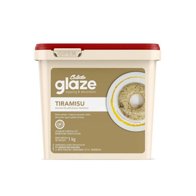 

Colatta Glaze Tiramisu - Bahan Pelapis Rasa Tiramisu 1Kg