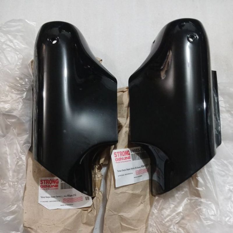 Cover shock depan suzuki satria 2tak petak tutup shock depan suzuki satria 2tak merek strong.