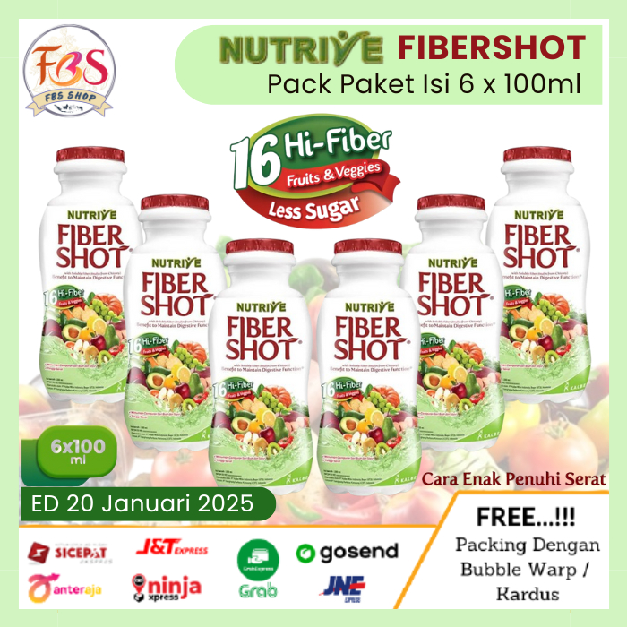 

Nutrive FiberShot Pack Paket Isi 6 x 100ml