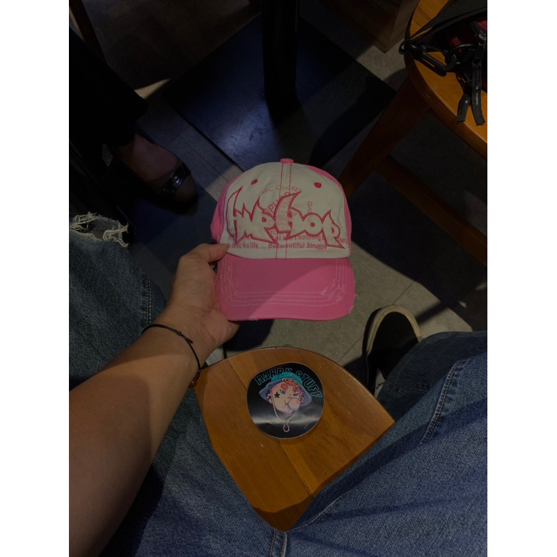 TOPI PAERANG HIPHOP CAP RIPPED PRELOVED