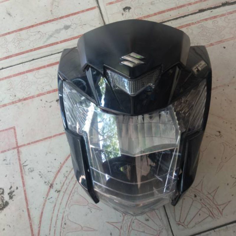 lampu depan set satria fu injeksi asli original copotan