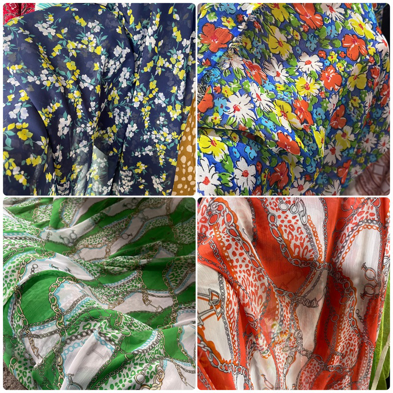 Kain Ceruti impor - Kain bahan serat kulit jagung dan Ceruty Motif | Kain gamis,tunik.blouse.outer d
