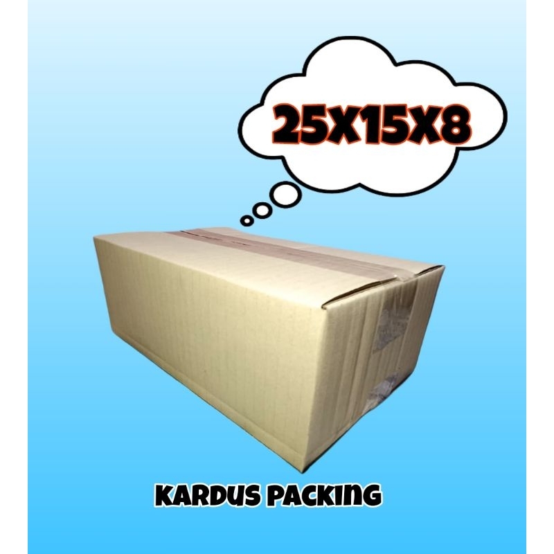 

kardus packing uk 25x15x8 kardus polos/kardus mini/kardus murah