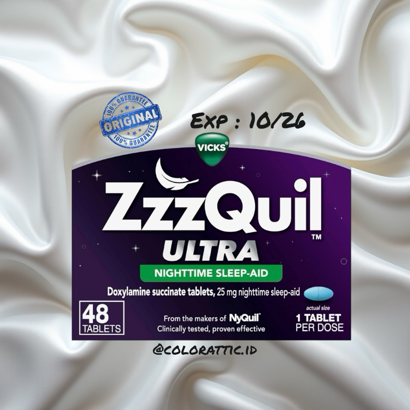 ZZZQUIL VICKS ULTRA NIGHTTIME SLEEP AID - 100 % SEALED & ORIGINAL MADE IN CANADA