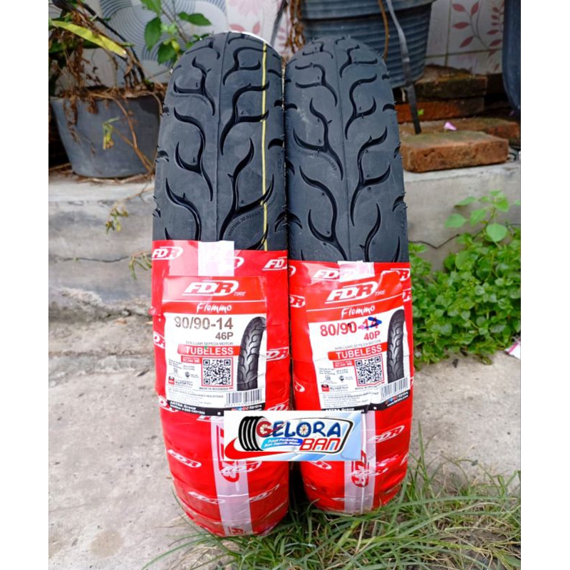 Ban Matic Tubeless FDR FLEMMO 80/90-14 Ban 90/90-14 Ban Metic Beat Vario Scoopy Mio Fino Xeon Nex Sp