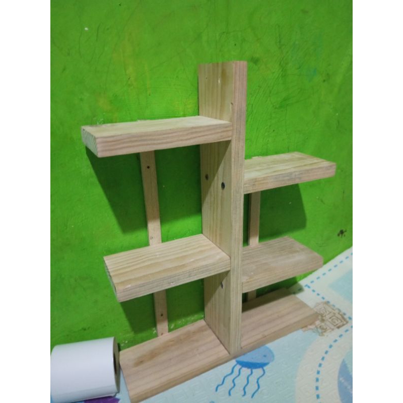RAk buku minimalis modern rak dinding kayu palet termurah rak hiasan