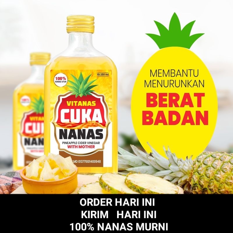 

CUKA NANAS VITANAS WITH MOTHER -100% NANAS MURNI