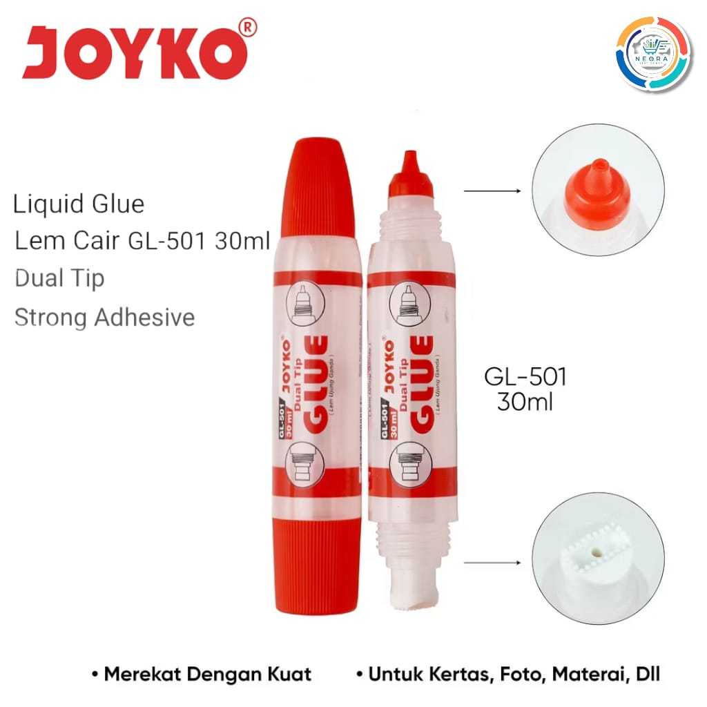 

Joyko Liquid Glue 30 ml Lem Cair GL - 501 @1 Pcs