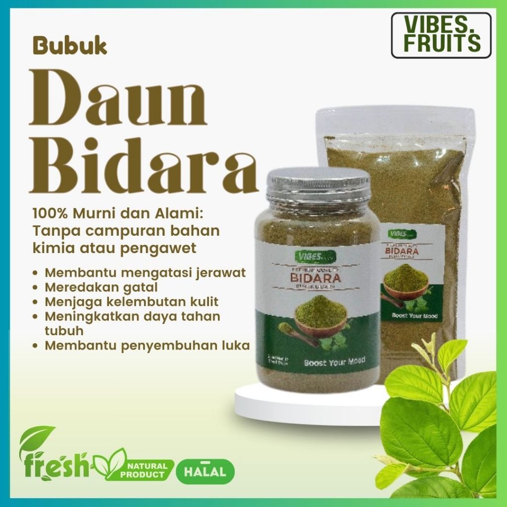 

Daun Bidara Arab Bubuk Premium 100gr 200gr / Serbuk Bubuk Daun Bidara Arab Murni Tanpa Campuran