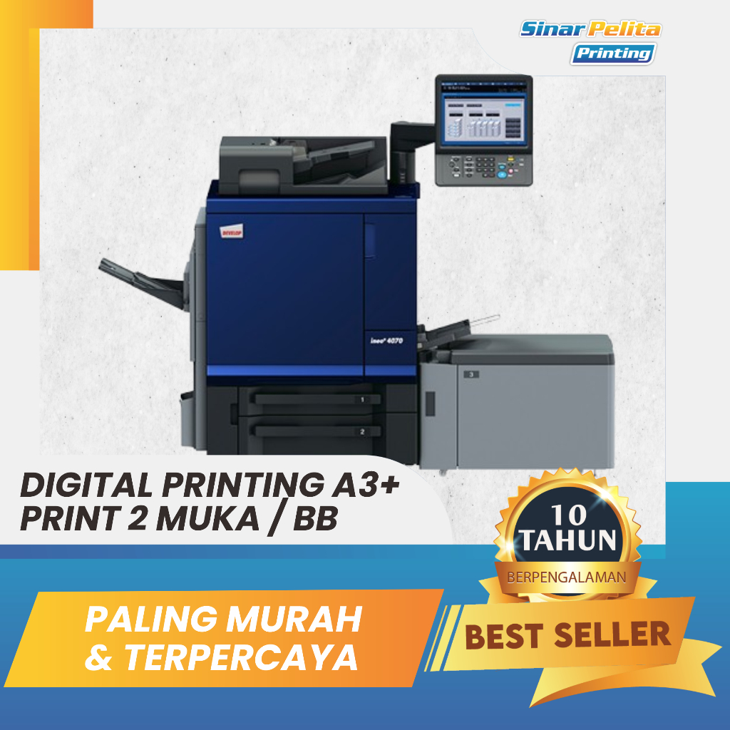 

Digital Printing A3+ 2 sisi Bulak Balik