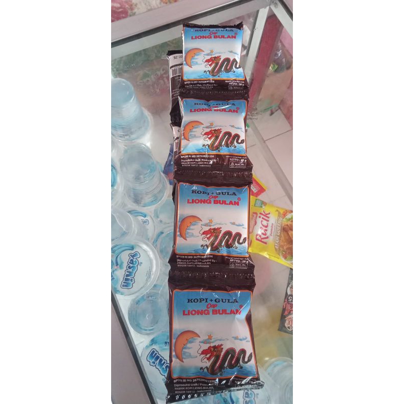 

Kopi Liong bulan plus gula 1 pack isi 20 sachet