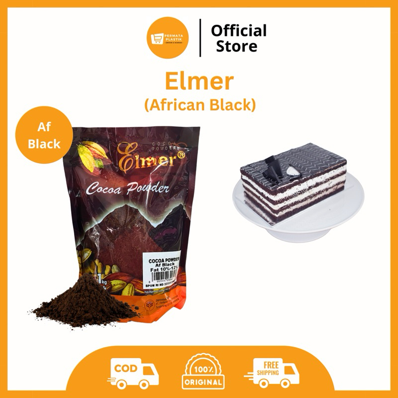 

Elmer African Black Coklat Bubuk Cokelat Cocoa Powder Hitam