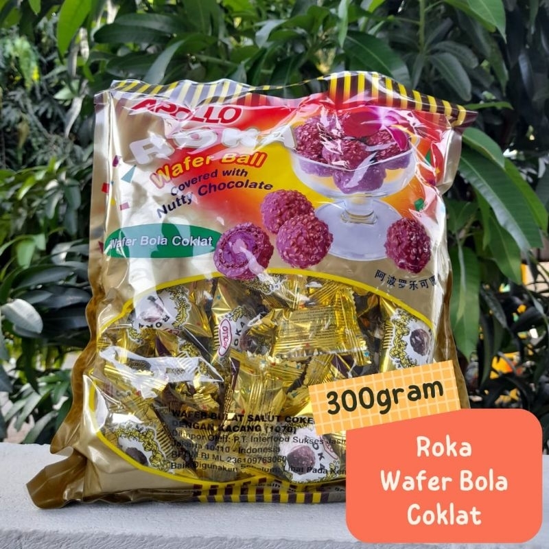 

SNACK ENACK - ROKA BOLA COKLAT 300GR cemilan murah jajan enak