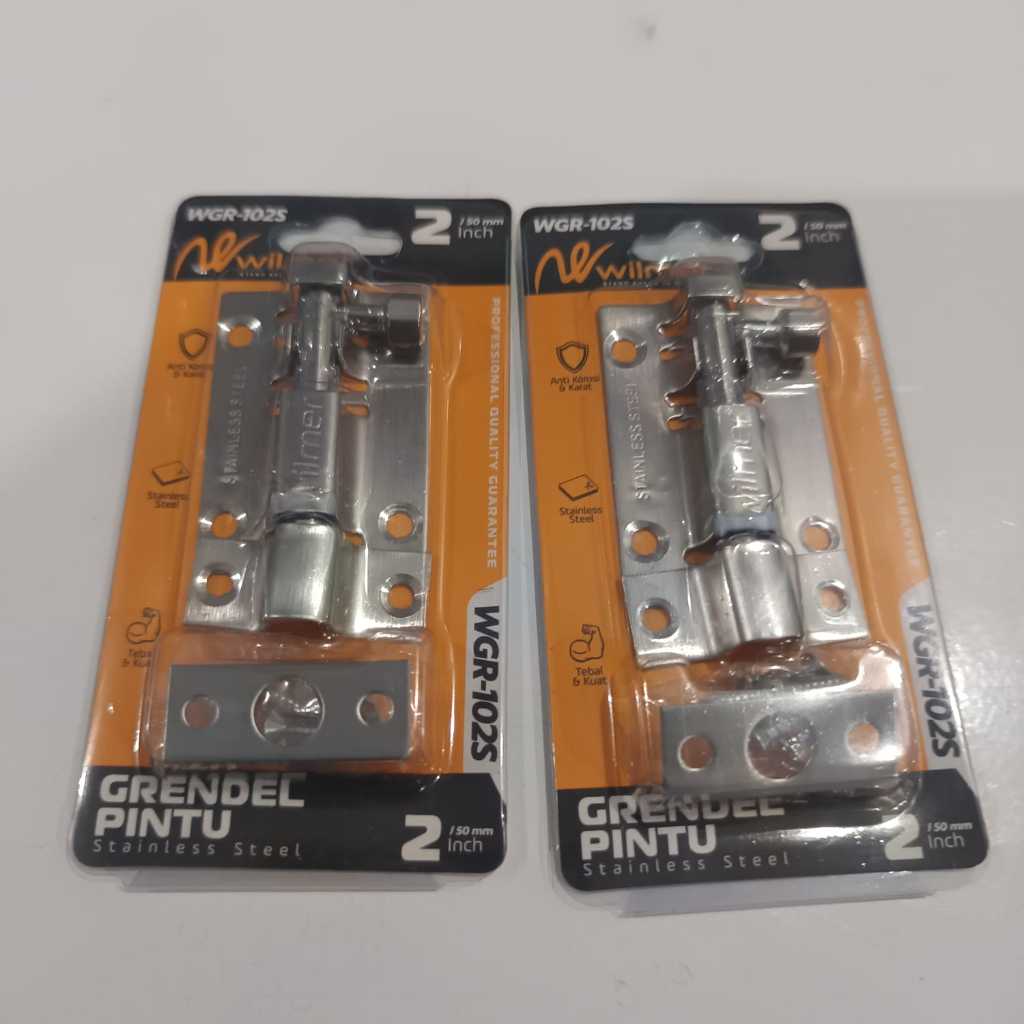 MURAH Slot Kunci Pintu 2 Inch Grendel Slot Stainless Kunci Pintu 5 Cm Kunci Slot Cantol 50 Mm KAT|MK