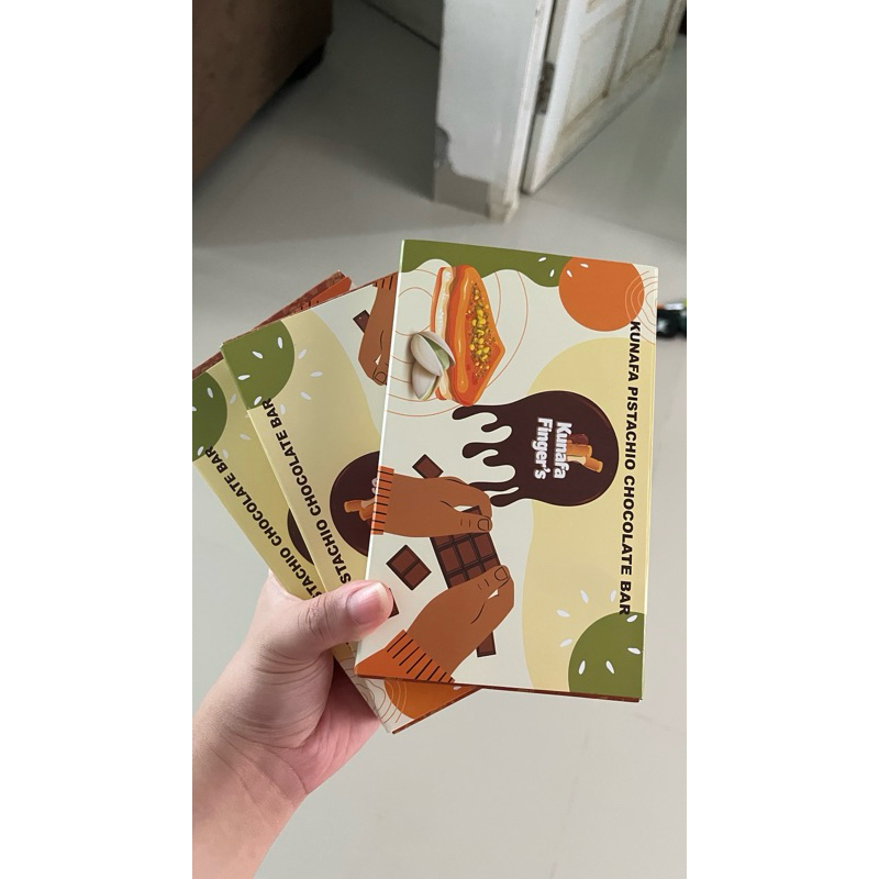

kunafe finger pistachio chocolate bar best seller(READY)