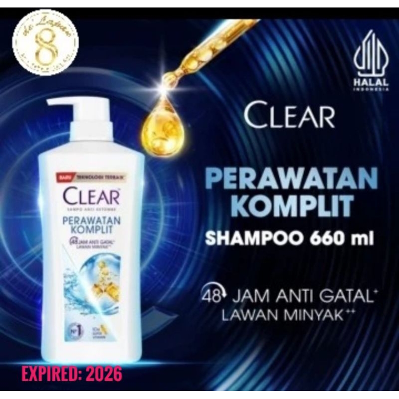 Clear shampoo 660ml , Clear Complete soft care 660ml