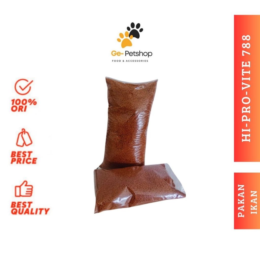 PELET / PAKAN IKAN HIPROVITE 788 30kg
