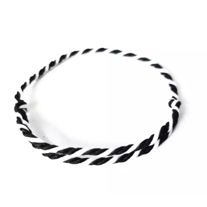 Gelang TRidatu HItam Polos Hitam Putih Putih Hitam Merah Hitam Putih