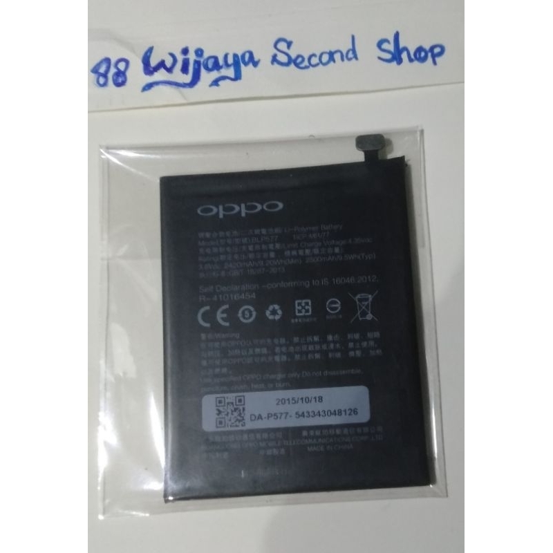 BATRE OPPO NEO7/NEO9 A37 seken ori