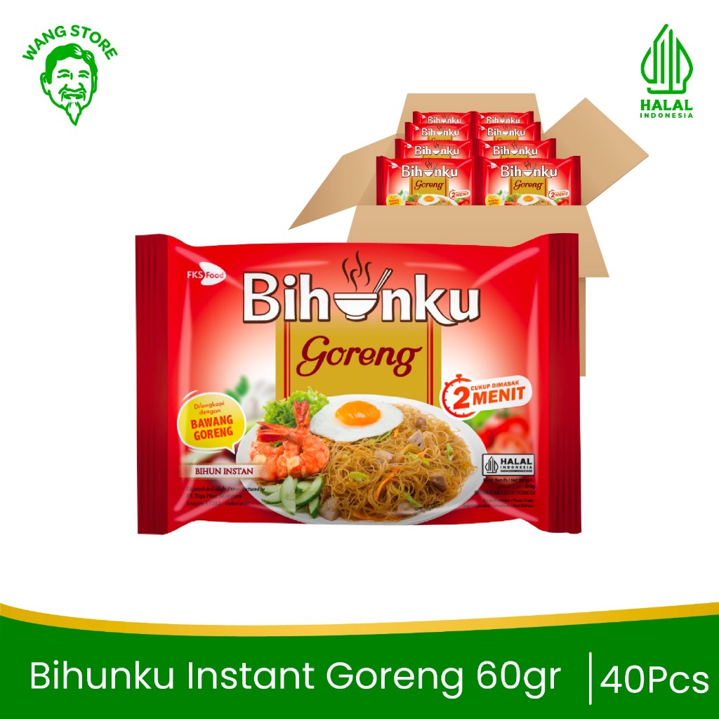 

Bihunku Instan - Goreng - 60gr - 40 PCS