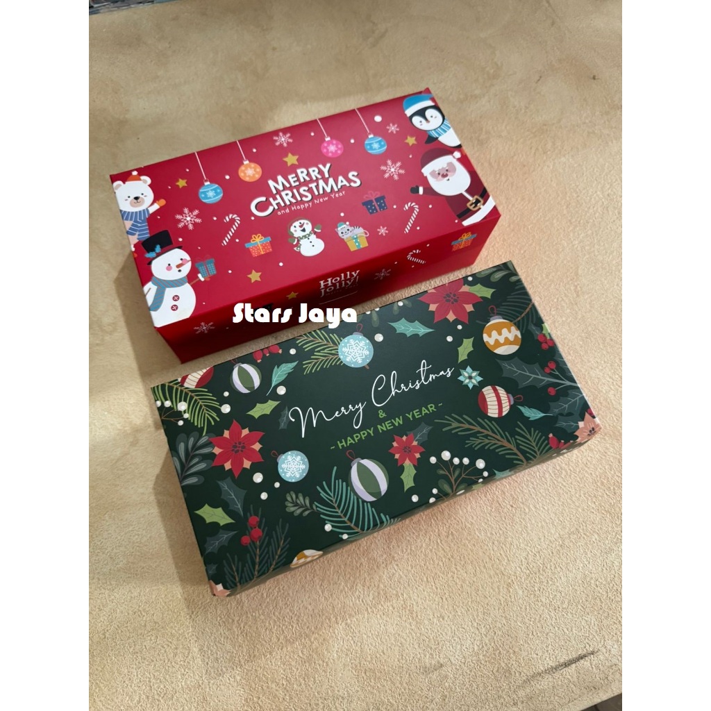 

Box Natal Bolu, Kotak Kue Natal, Souvenir, Hampers Merry Christmas
