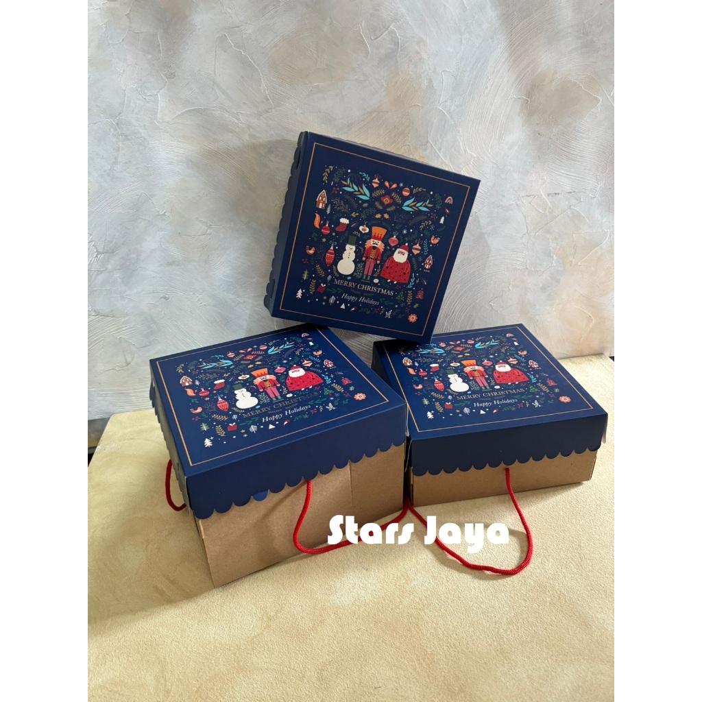 

Box Kue Natal, Kotak Kue Natal, Box Tart, Packaging, Box Jinjing