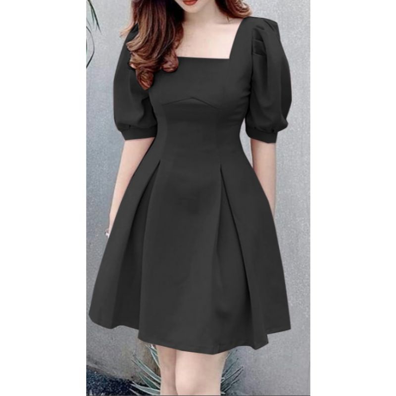 COD Gaun Dress Wanita Kekinian Korean Style