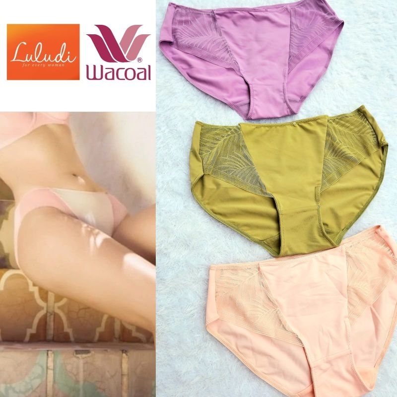 PANTY MIDI LULUDI by WACOAL CELANA DALAM WANITA LACE RENDA CD LP 4953 K189 LP4953