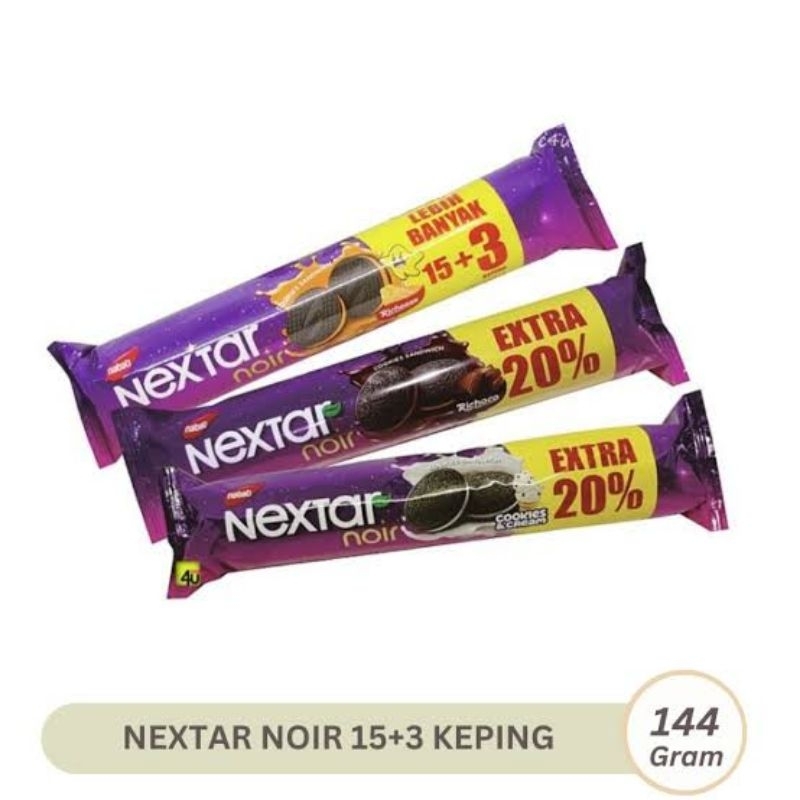 

biskuir Nextar Nir Noir Keping 144 Gram