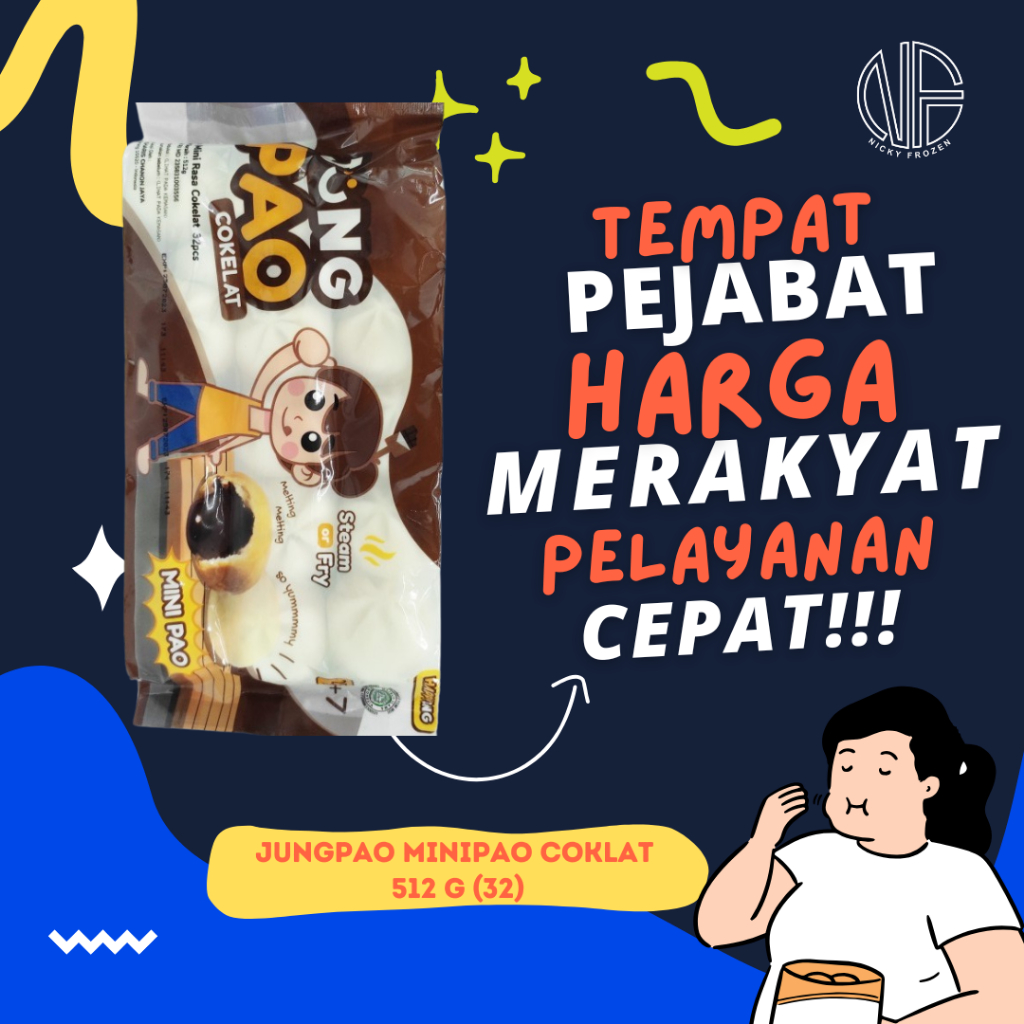 

JUNGPAO MINIPAO COKLAT 512 G (32)