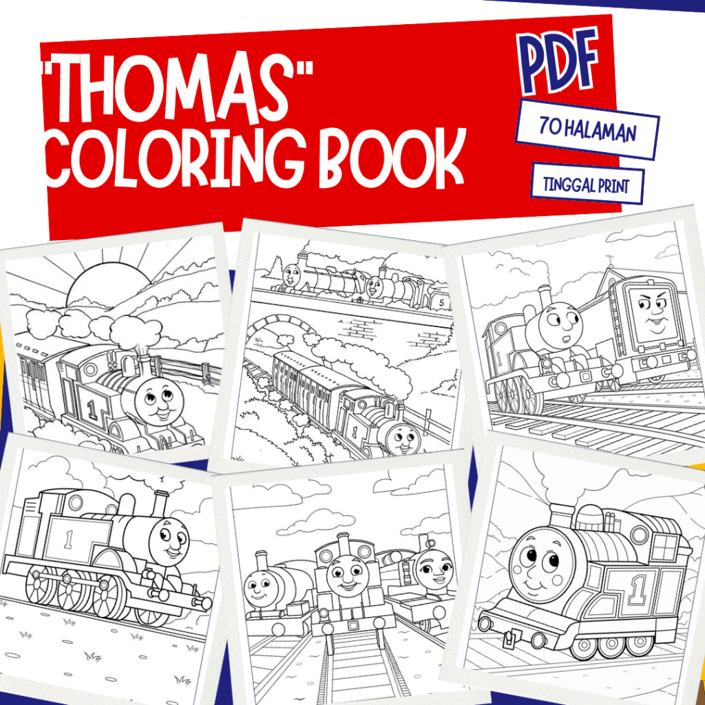 

Thomas Kartun Buku mewarnai Coloring book File PDF