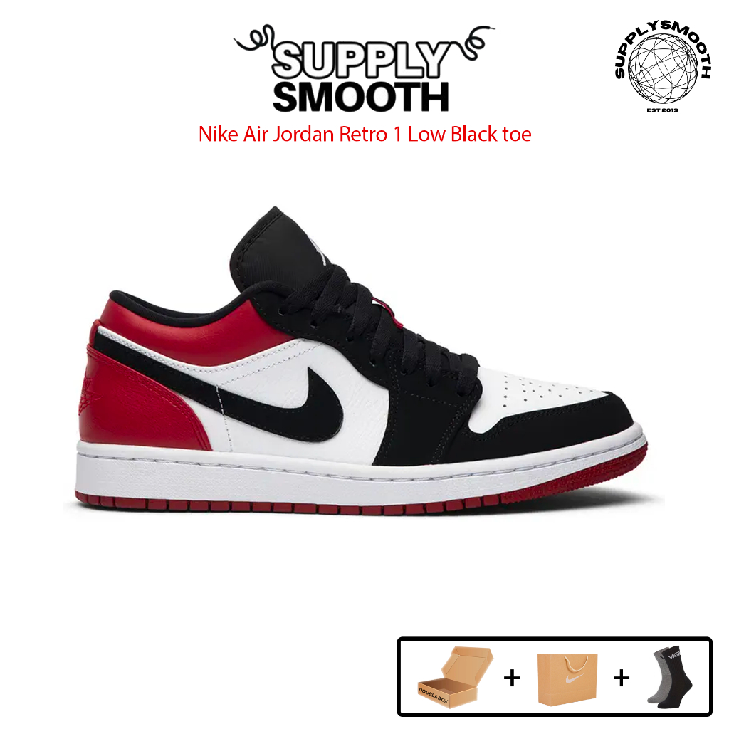 Nike Air Jordan 1 Low Black Toe