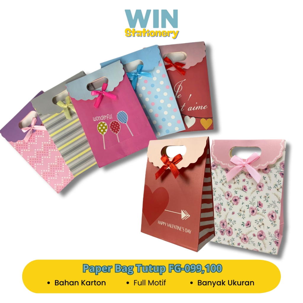 

Paper Bag Tutup Motif Lucu FG-099, 100