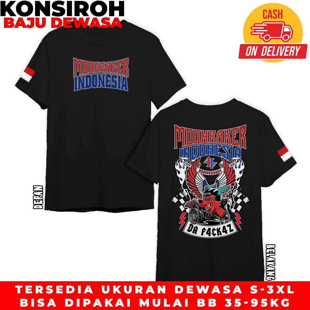 Kaos Dewasa Moonraker Indonesia Baju Dewasa Moonraker Indonesia Tshirt Moonraker Indonesia