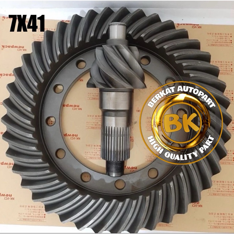 GEAR SET BELAKANG 7X41 GIGI SURI 34 HINO LOHAN CROWN WHEEL HINO LOHAN REAR RR  ( 41201-3790 )