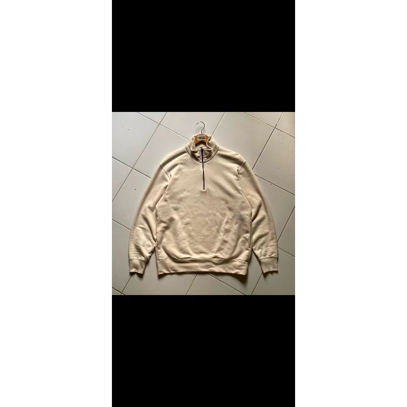 halfzip uniqlo with double pocket