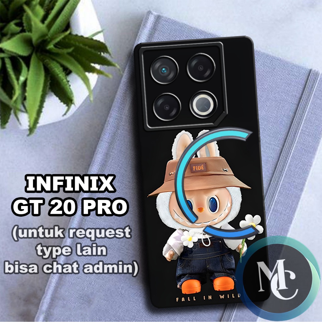 CC24/ Softcase karet lentur untuk INFINIX GT 20 PRO/Motif cewek/case INFINIX GT 20 PRO/kesing INFINI