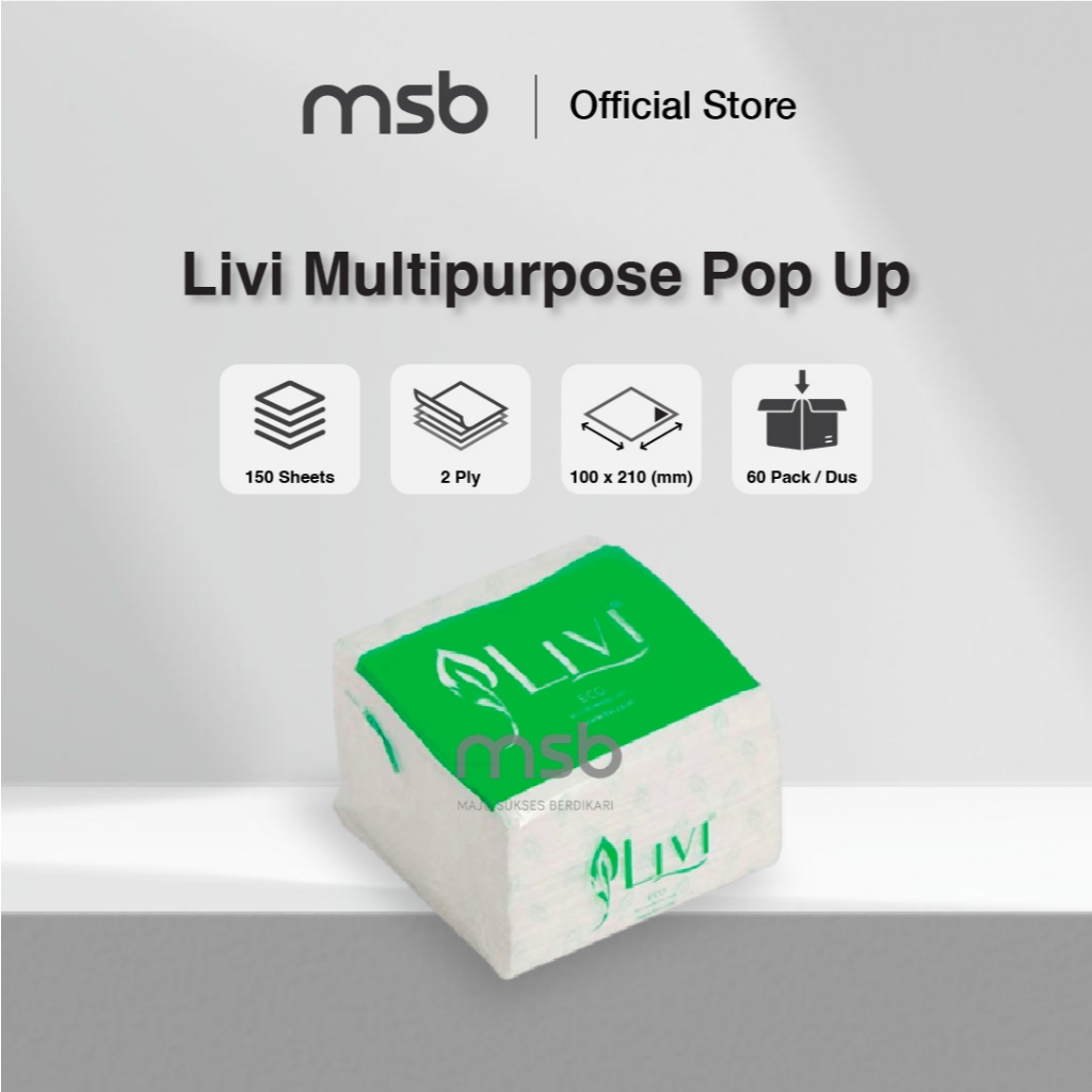 Tissue LIVI ECO Multipurpose 150sh