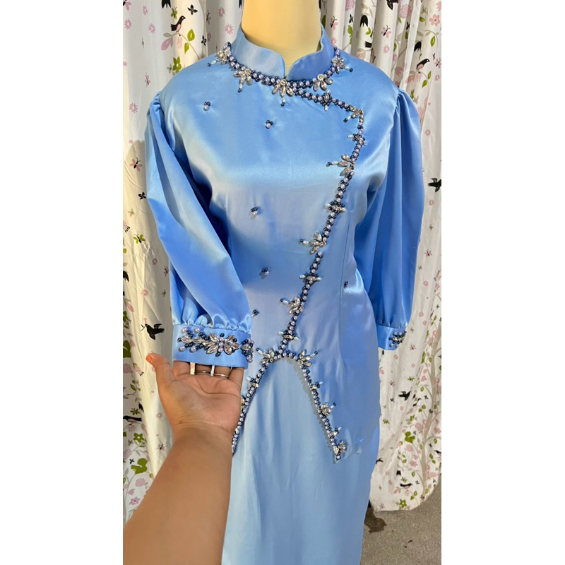 Set Kurung Melayu/Kurung Malaysia/Baju Set Kurung Atasan dan Rok