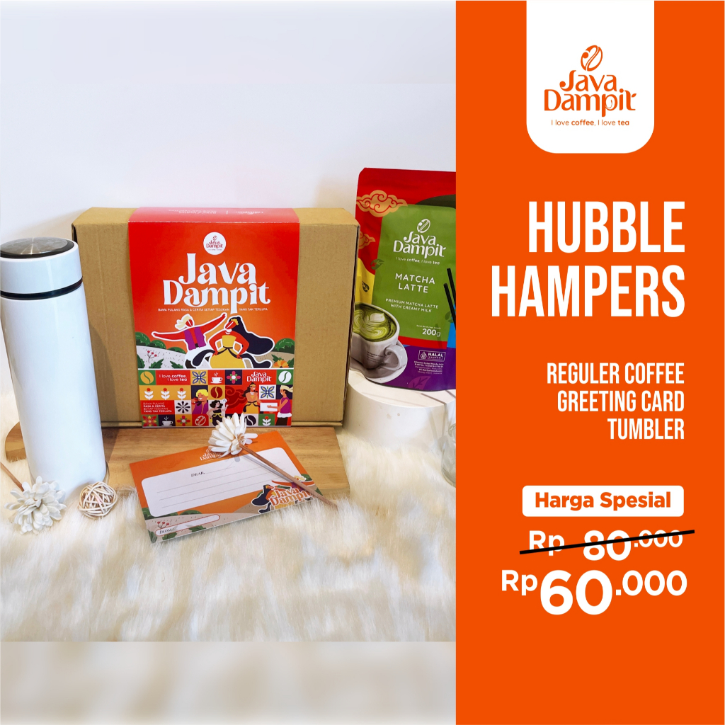 

HUBBLE HAMPERS A (Kopi / Bubuk Reguler Besar + Tumbler)