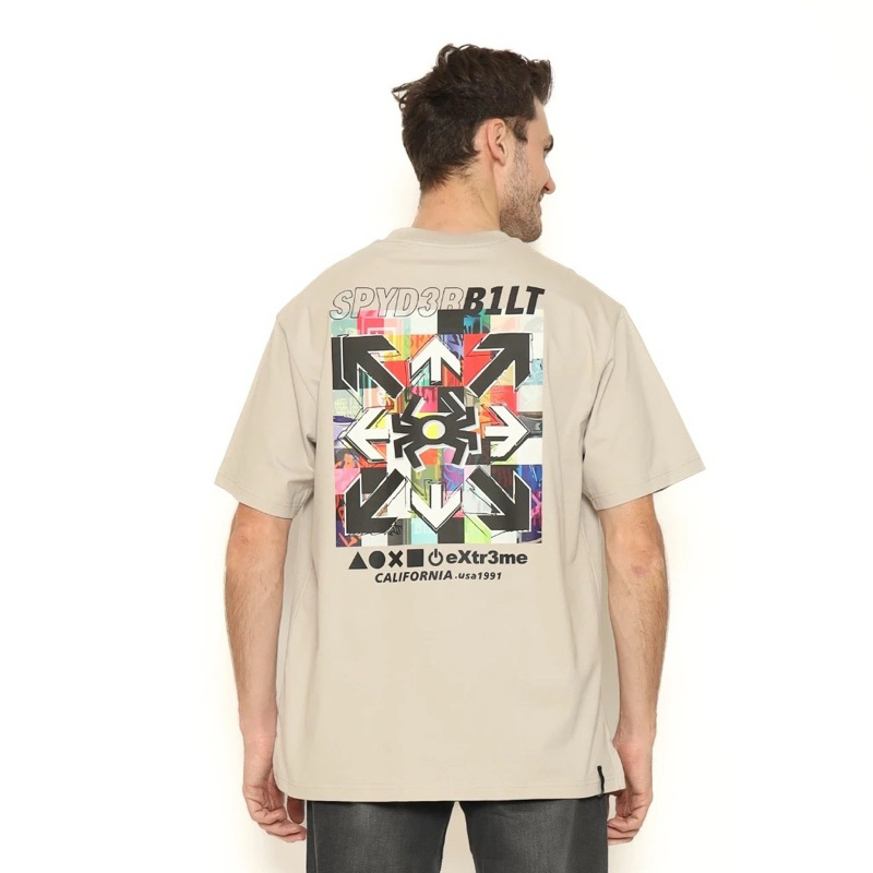 Spyderbilt Kaos Lengan Pendek Pria Guerilla Men Tee Planet Surf