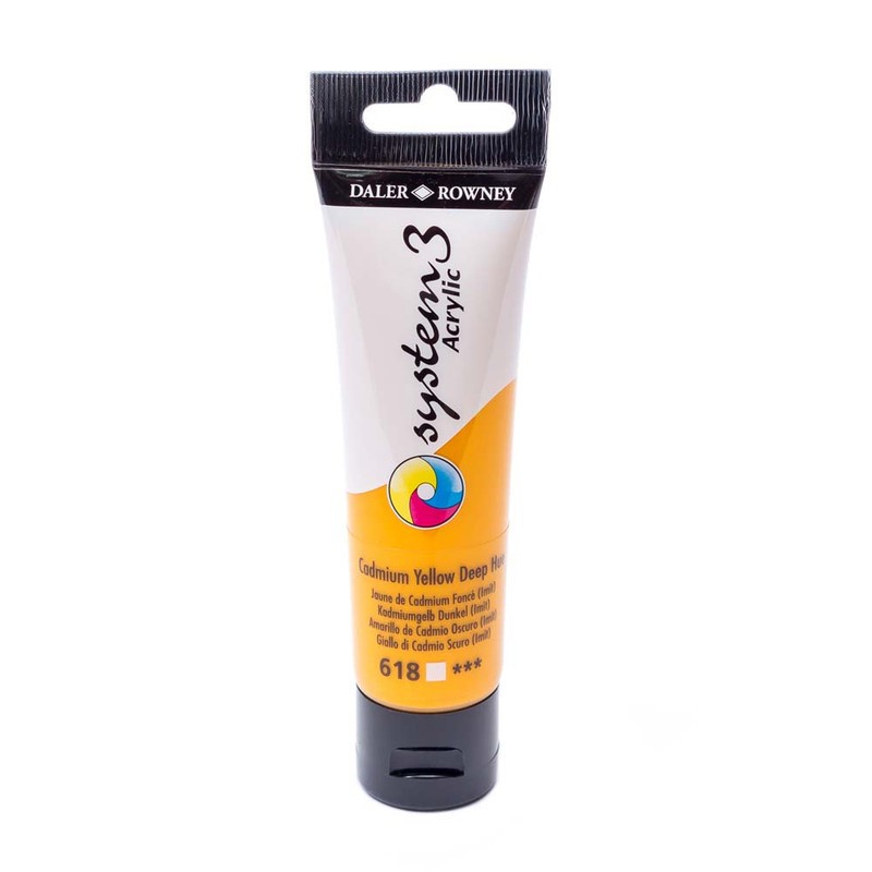 

Daler-Rowney System3 Acrylic 59ml Seri Yellow & Orange- Cat Akrilik