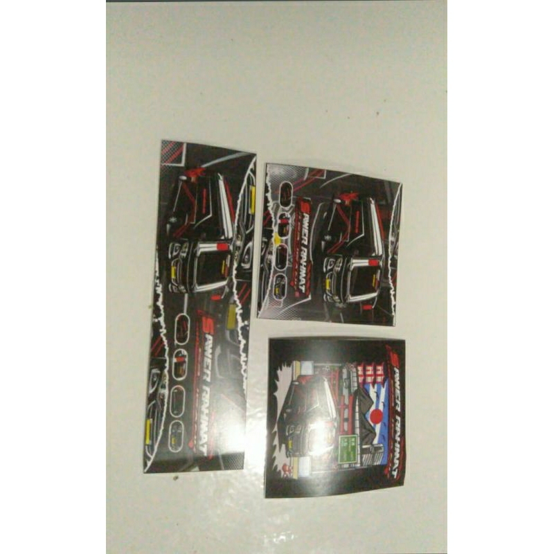 

Ready Stiker SBJ Sawer Rahmat 100% Original Bahan Vinyl Anti Air Isi 3pcs