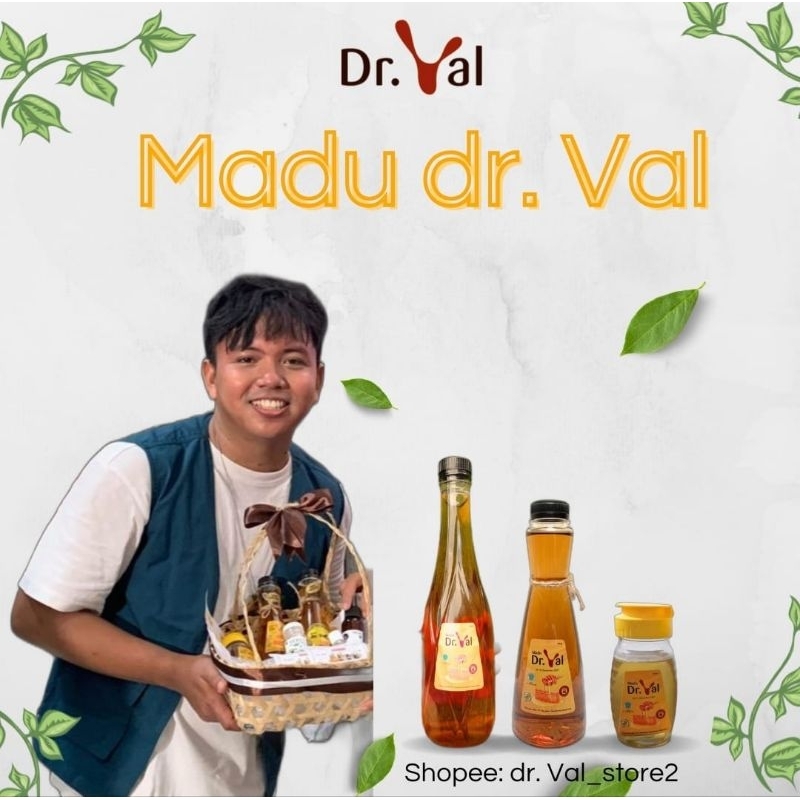 

PROMO BELI 1 GRATIS 1 Madu Multiflora Dr.Val 125 gram 100% madu murni pure honey