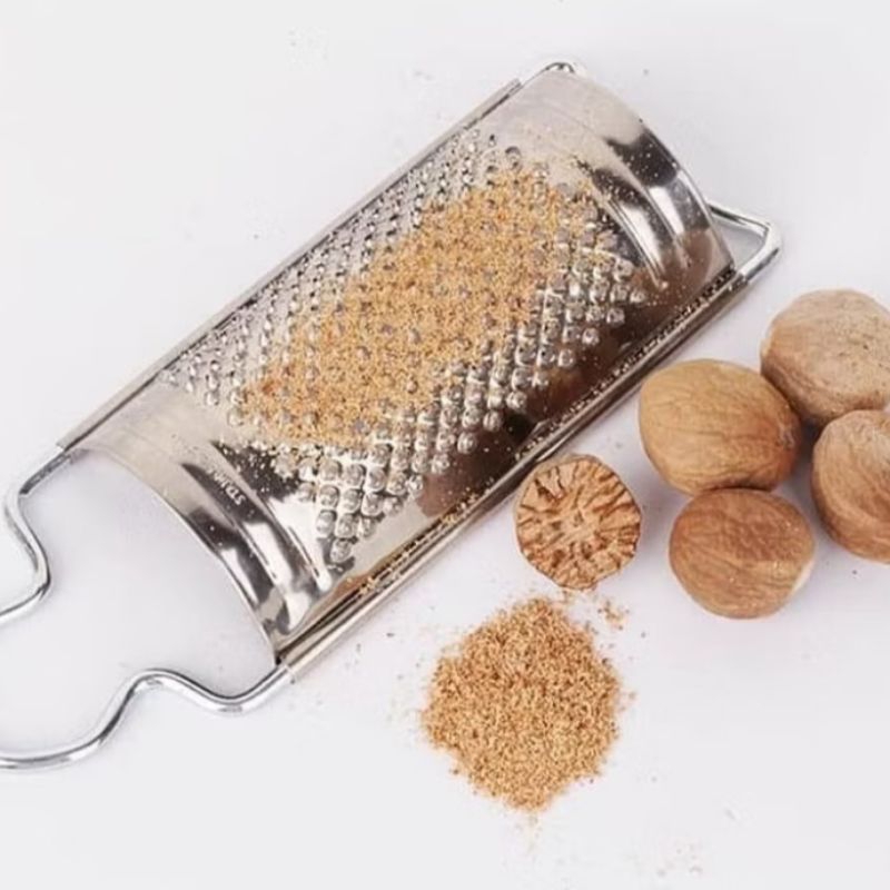 Parutan Pala Jahe Stainless Stell Parutan Serbaguna Alat Parut Praktis/Parutan Kunyit Jahe