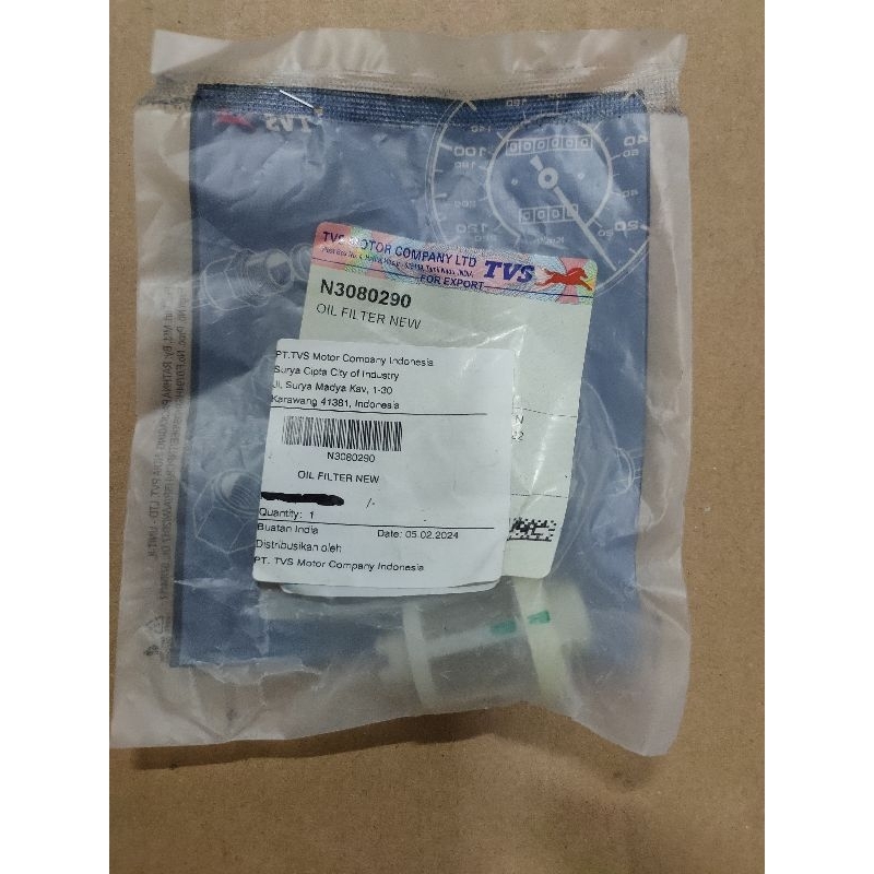 FILTER OLI TVS NEO NEO XI ORI N3080290