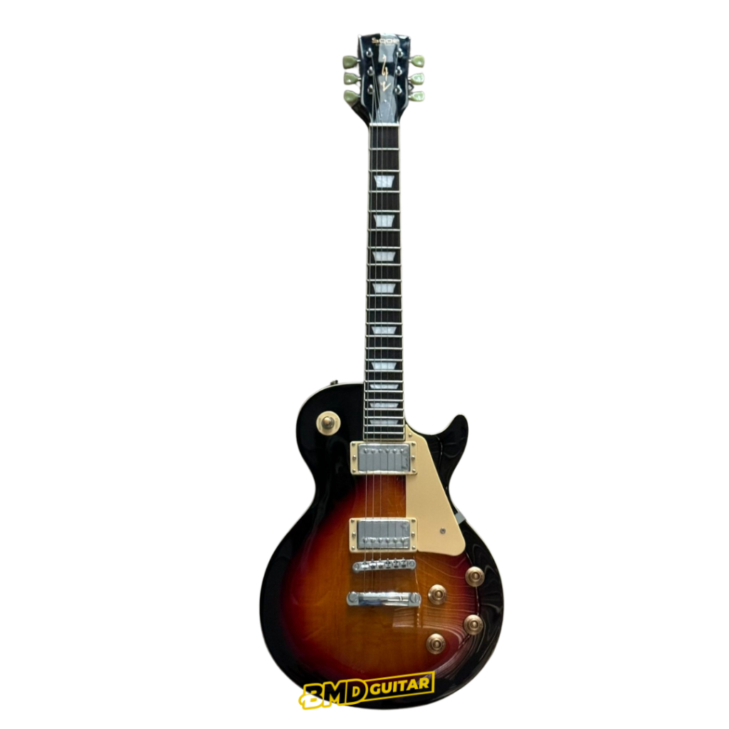 Gitar Elektrik SQOE SELP220 Les Paul in Vintage Sunburst