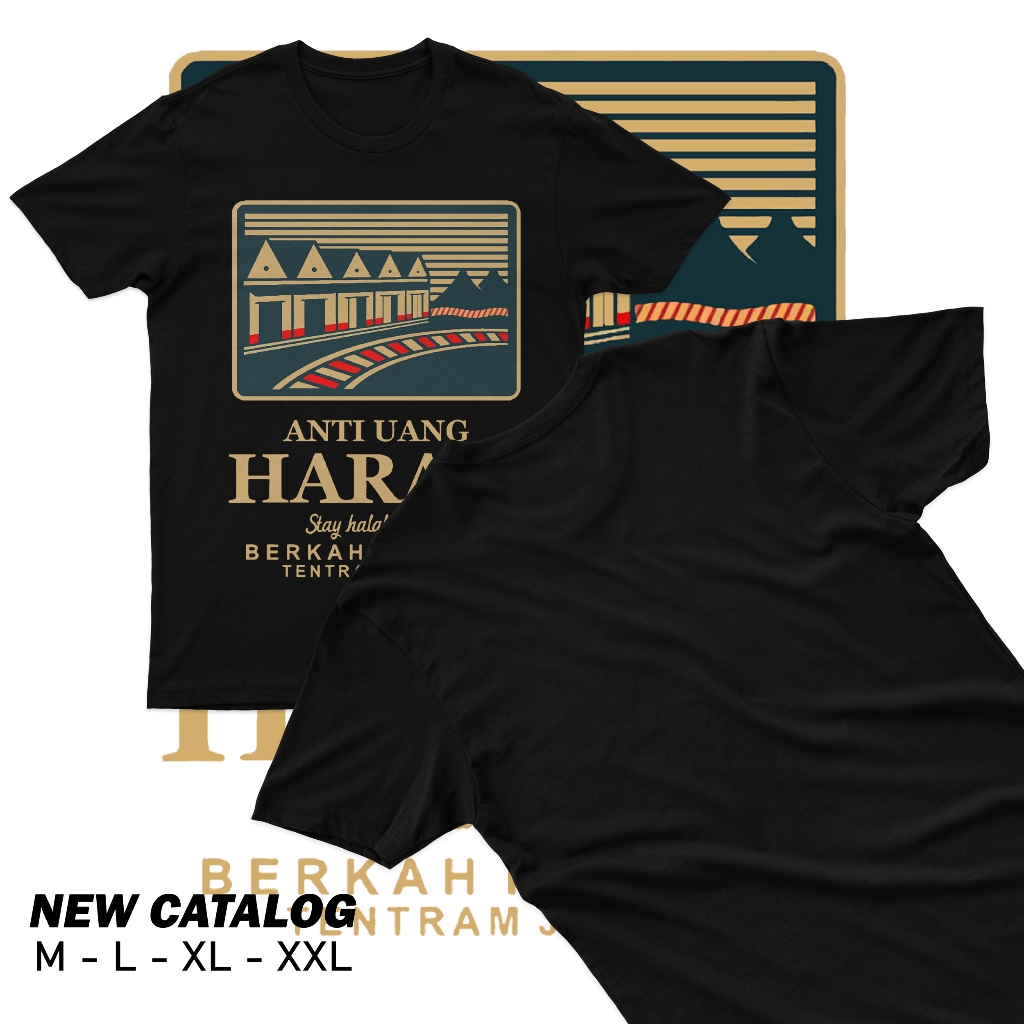 PROMO kaos anti uang haram dewasa pria/wanita size M L XL XXL baju oblong dewasa baju simple baju ga
