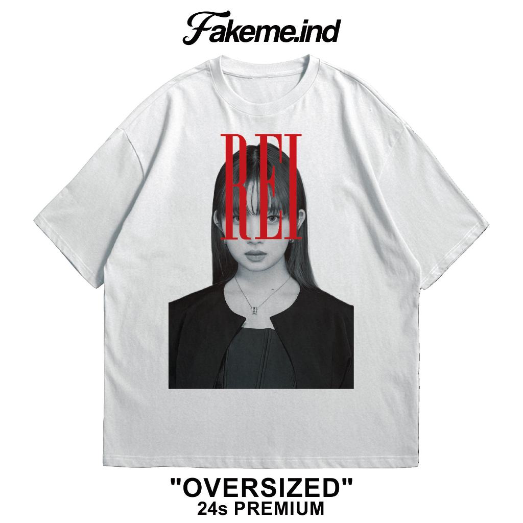Tshirt Rei IVE Kaos Kpop Oversize - Fakeme.ind