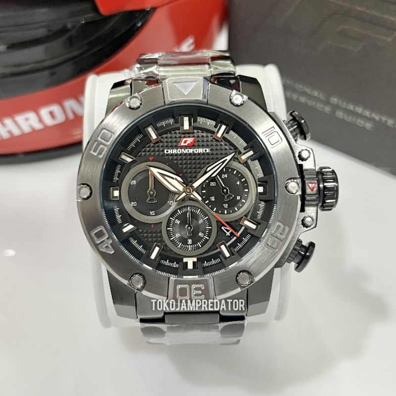 JAM TANGAN PRIA CHRONOFORCE CF 5257G-7 ORIGINAL